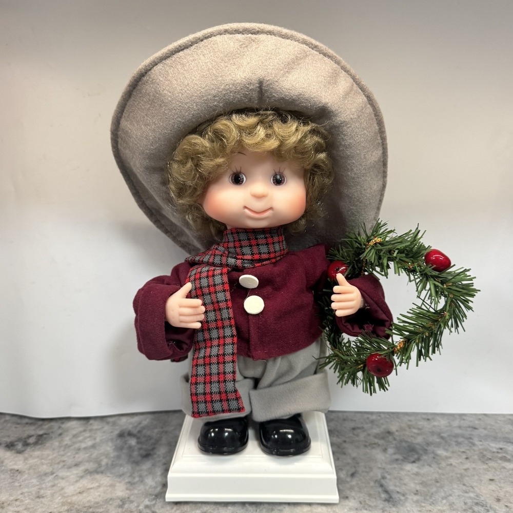 Vtg Undercover Kids Christmas‎ Animated Doll Derek 13"-Working With Original Box